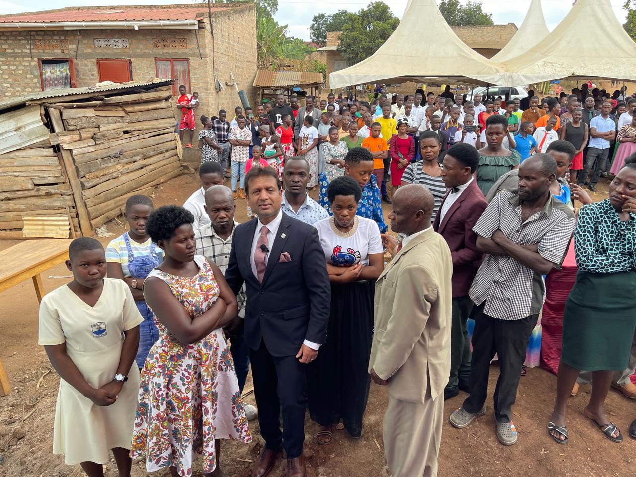 Pr Ruguri visiting Kinyerezi in Dar es salaam.